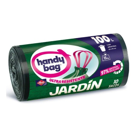 Sacs à ordures Handy Bag Albal Jardin 100 L (10 uds)
