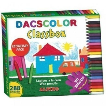 Ceras de colores Alpino Dacscolor Caja 288 Unidades