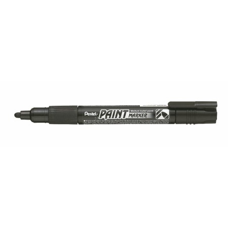 Rotulador permanente Pentel Negro 12 Unidades