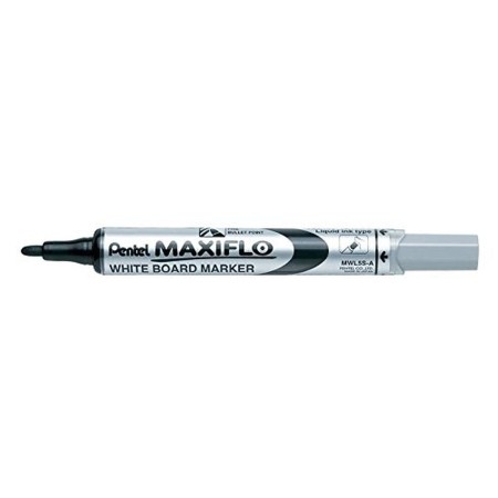 Marqueurs à craie liquide Pentel Maxiflo MWL-5S Noir 12 Unités