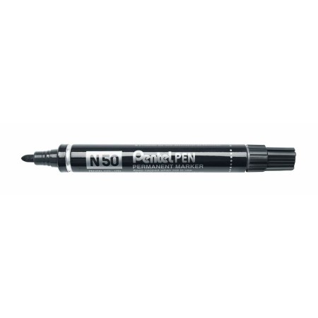 Marqueur permanent Pentel N50-BE Noir 12 Unités