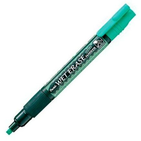 Rotuladores de tiza líquida Pentel Wet Erase Verde 12 Unidades