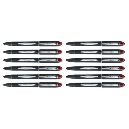 Biros à encre liquide Uni-Ball Rollerball Jestsream SX-210 Rouge 12 Unités