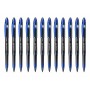 Biros à encre liquide Uni-Ball Air Micro UBA-188-M Bleu 12 Unités