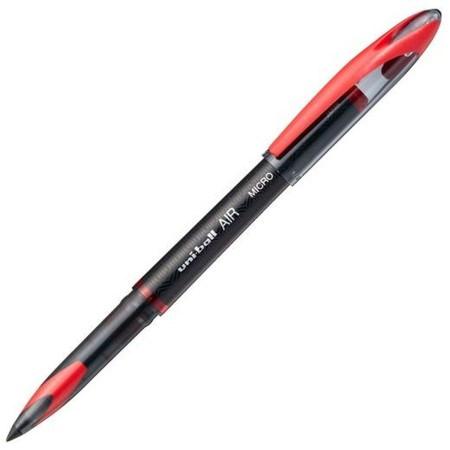 Bolígrafo de tinta líquida Uni-Ball Air Micro UBA-188-M Rojo 12 Unidades