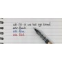 Biros à encre liquide Uni-Ball Rollerball Eye Broad UB-150 Bleu 12 Unités