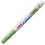 Rotulador permanente Uni-Ball Paint PX-21L Verde Claro 12 Unidades