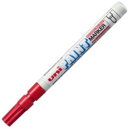 Marqueur permanent Uni-Ball Paint PX-21L Rouge 12 Unités