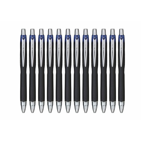 Biros à encre liquide Uni-Ball Rollerball Jetstream SXN-210 Bleu 12 Unités