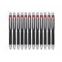 Biros à encre liquide Uni-Ball Rollerball Jetstream SXN-210 Rouge 12 Unités