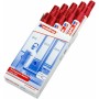 Rotulador permanente Edding 3000 Rojo 10 Unidades