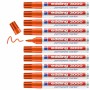 Rotulador permanente Edding 3000 Naranja 10 Unidades