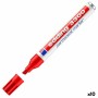 Rotulador permanente Edding 3300 Rojo 10 Unidades