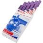 Rotulador permanente Edding 750 Violeta 10 Unidades