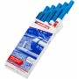 Rotulador permanente Edding 751 Azul 10 Unidades