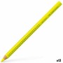 Crayons de couleur Faber-Castell Jumbo Jaune (12 Unités)