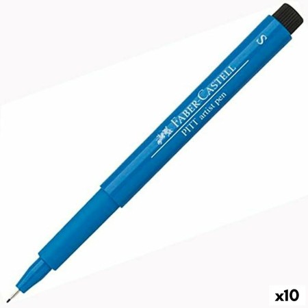 Rotuladores Faber-Castell Pitt Artist Fineliner S Ftalo Azul 10 Unidades