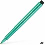 Rotuladores Faber-Castell Pitt Artist Metalizado Verde 10 Unidades