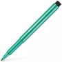 Rotuladores Faber-Castell Pitt Artist Metalizado Verde 10 Unidades