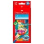 Lápices de Colores Acuarelables Faber-Castell Multicolor (6 Unidades)