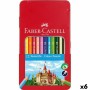 Lápices de colores Faber-Castell Multicolor (6 Unidades)