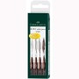 Set de Rotuladores Faber-Castell Pitt Artist Estuche Sepia 5 Unidades