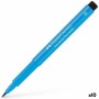 Rotuladores Faber-Castell Pitt Artist Enamel Azul 10 Unidades