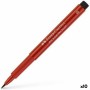 Feutres Faber-Castell Pitt Artist Rouge foncé 10 Unités