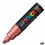 Rotuladores POSCA PC-8K Metallic Rojo 6 Unidades