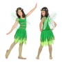 Déguisement pour Enfants Fée du Printemps Vert (2 pcs)