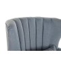 Sillón DKD Home Decor Madera de caucho Azul cielo (74 x 75 x 87 cm)