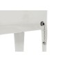 Nevera Portátil DKD Home Decor Blanco Con ruedas Acero PP (56 L) (74 x 43 x 80 cm)