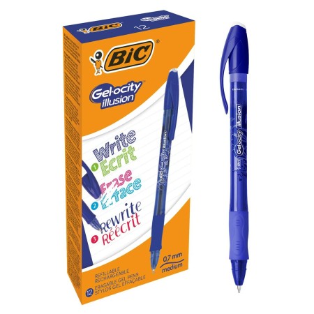 Crayon Bic Bleu 12 uds (Reconditionné B)