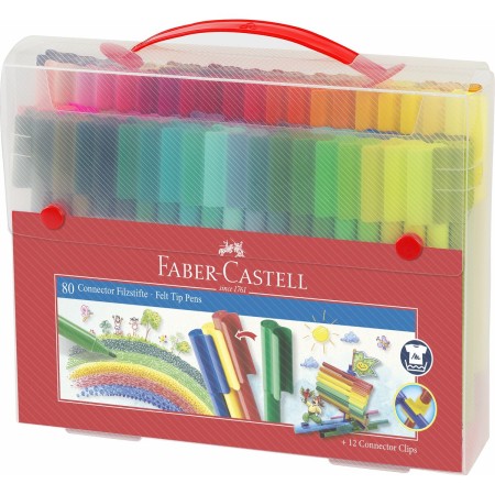 Ensemble de Marqueurs Faber-Castell 80 uds (Reconditionné C)