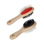 Brosse pour Chiens Rouge Noir Marron Acier Plastique (9 x 5 x 21 cm) (24 Unités)