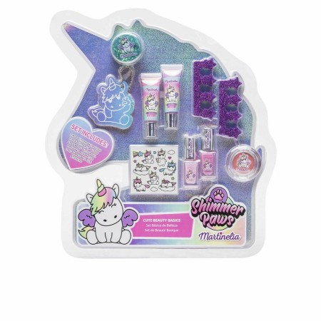 Kit de maquillage pour enfant Martinelia Shimmer Paws Licorne (10 pcs)