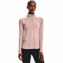 Camiseta de Manga Corta Mujer Under Armour Tech 1/2 Zip Rosa