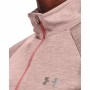 Camiseta de Manga Corta Mujer Under Armour Tech 1/2 Zip Rosa