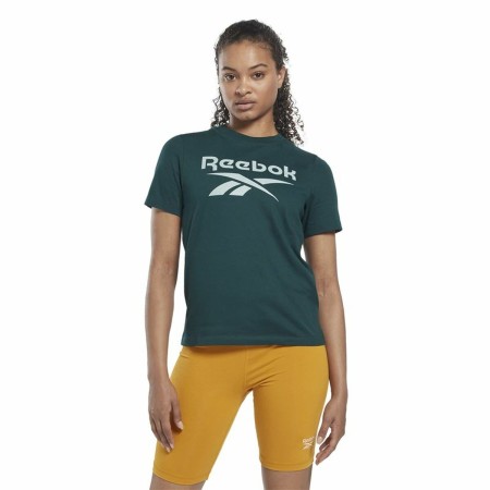 Camiseta de Manga Corta Mujer Reebok Identity Cian