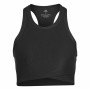 Top Deportivo de Mujer Adidas Studio Wrapeed Rib Negro