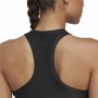 Top Deportivo de Mujer Adidas Studio Wrapeed Rib Negro