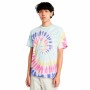 Camiseta de Manga Corta Hombre Vans Rainbow Spiral Cian