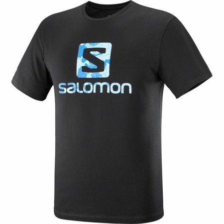 Camiseta de Manga Corta Hombre Salomon Outlife Logo Negro