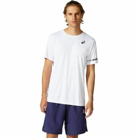 Camiseta de Manga Corta Hombre Asics Court Blanco