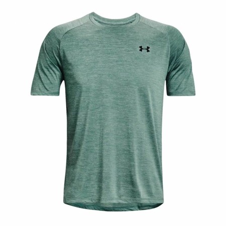 Camiseta de Manga Corta Hombre Under Armour Tech 2.0 Verde