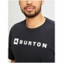 Camiseta de Manga Corta Hombre Burton Horizontal Mountain Negro