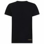 Camiseta de Manga Corta Hombre La Sportiva Logo Negro