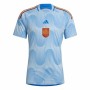 Camiseta de Fútbol de Manga Corta Hombre Adidas 2ª Equipación España 22 Azul claro