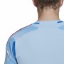 Maillot de Football à Manches Courtes pour Homme Adidas 2ª Equipación España 22 Bleu clair