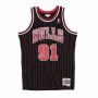 t-shirt de basket Mitchell & Ness Chicago Bull Dennis Rodman Noir